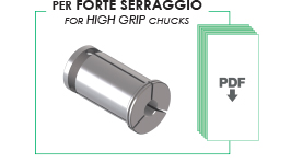 PER FORTE SERRAGGIO - FOR HIGH GRIP CHUCKS