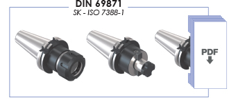 DIN 69871 - SK - ISO 7388-1