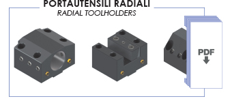 PORTAUTENSILI RADIALI - RADIAL TOOLHOLDERS