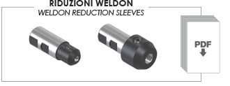 RIDUZIONI WELDON - WELDON REDUCTION SLEEVES