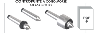 CONTROPUNTE A CONO MORSE - MT TAILSTOCKS